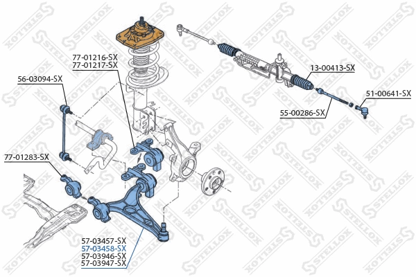 Control/Trailing Arm, wheel suspension