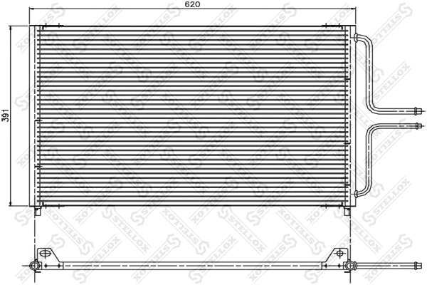 Condenser, air conditioning (10-45200-SX)
