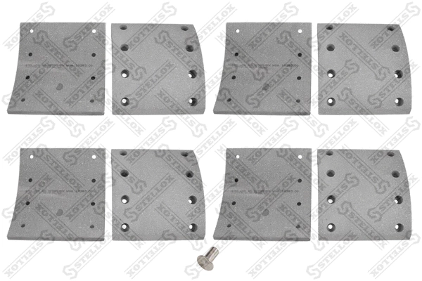 Brake Lining Kit, drum brake (85-00986-SX)