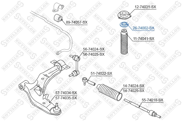 Rolling Bearing, suspension strut support mount