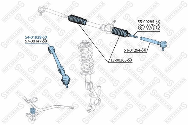 Control/Trailing Arm, wheel suspension