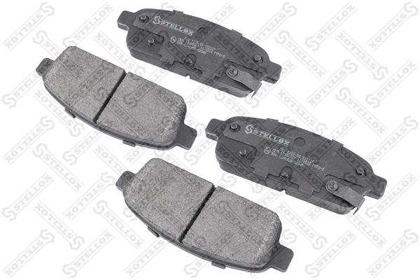 Brake Pad Set, disc brake (000 022B-SX)
