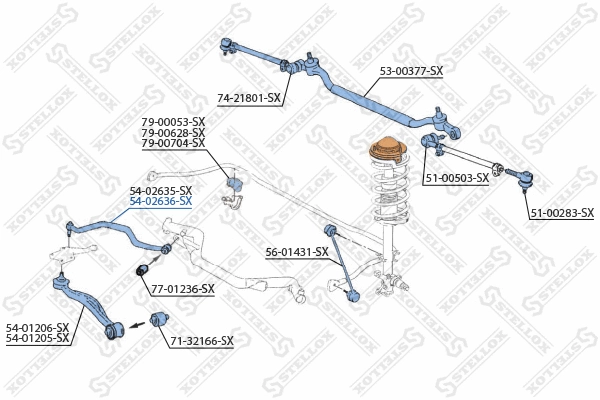 Control/Trailing Arm, wheel suspension