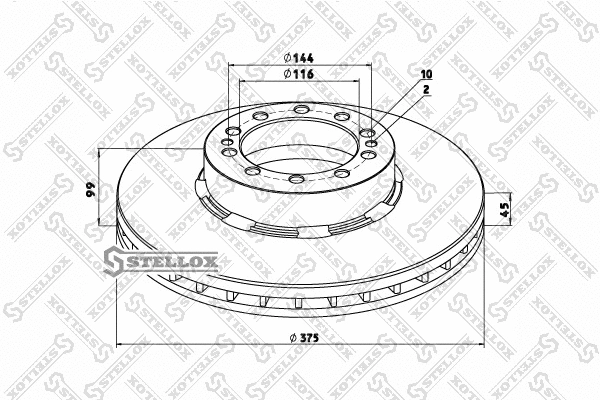 Brake Disc (85-00704-SX)