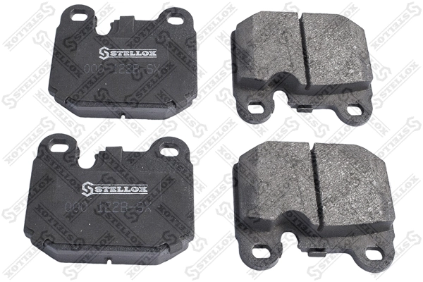 Brake Pad Set, disc brake (000 122B-SX)