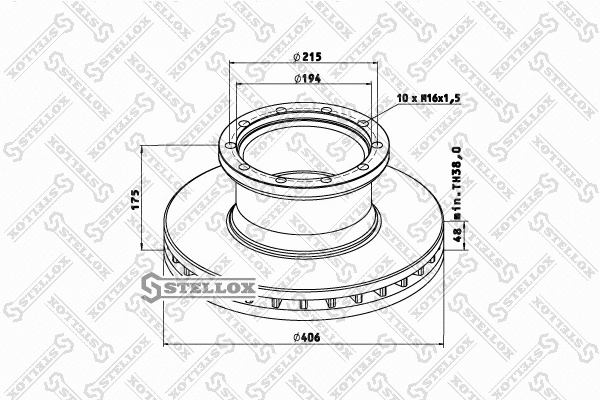 Brake Disc (85-00708-SX)