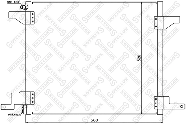 Condenser, air conditioning (10-45129-SX)