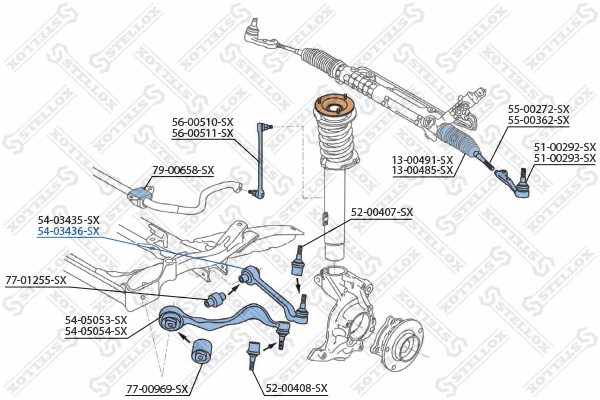 Control/Trailing Arm, wheel suspension
