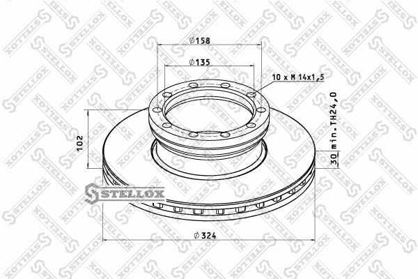 Brake Disc (85-00709-SX)