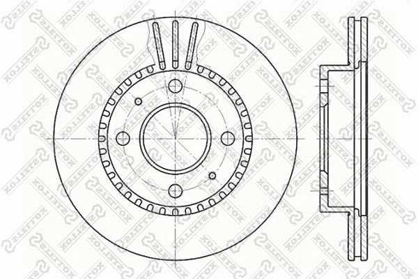 Brake Disc (6020-2244V-SX)