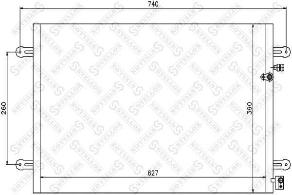 Condenser, air conditioning (10-45219-SX)