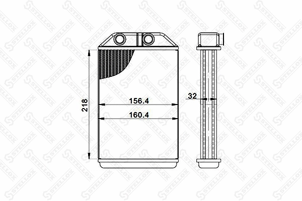 Heat Exchanger, interior heating (10-35267-SX)