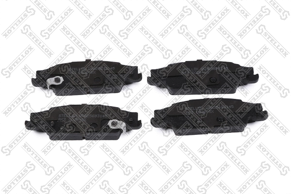 Brake Pad Set, disc brake (963 002B-SX)