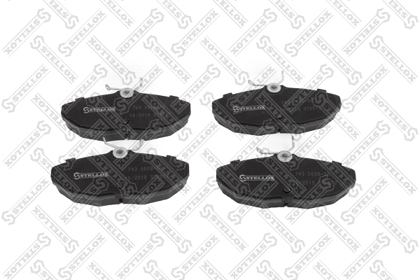 Brake Pad Set, disc brake (743 000B-SX)