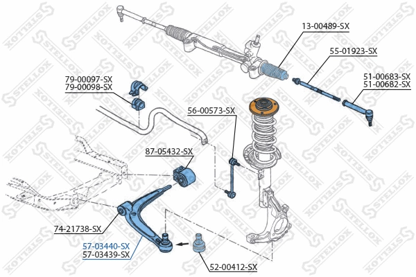 Control/Trailing Arm, wheel suspension