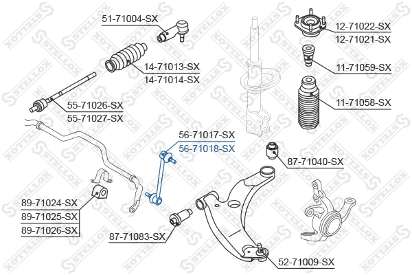 Link/Coupling Rod, stabiliser bar