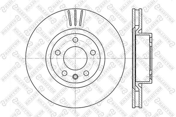 Brake Disc (6020-3622V-SX)