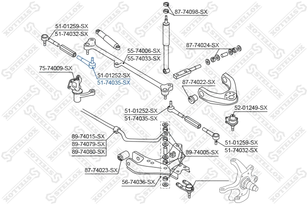 Tie Rod End (51-74035-SX)