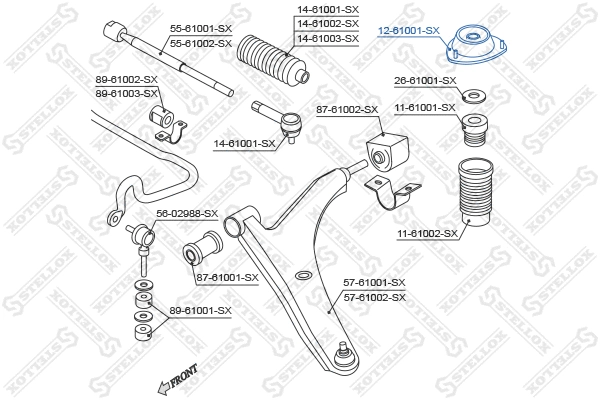 Suspension Strut Support Mount