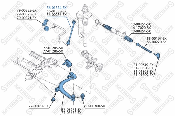 Link/Coupling Rod, stabiliser bar