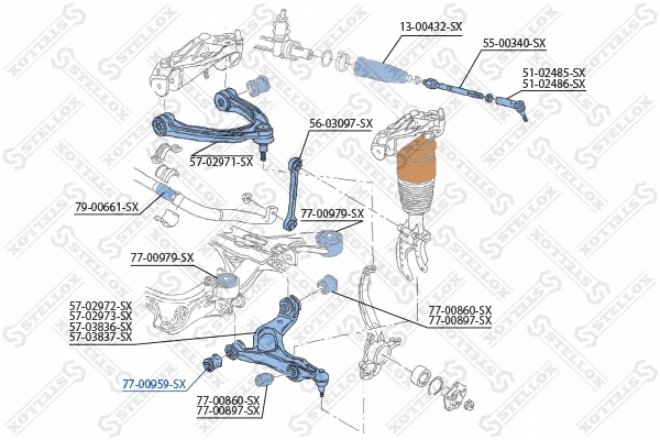 Mounting, control/trailing arm