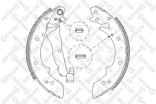 Brake Shoe Set (038 101-SX)