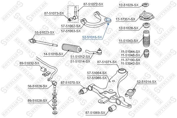 Ball Joint (52-51015-SX)