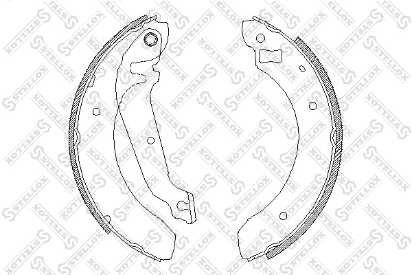 Brake Shoe Set (073 100-SX)