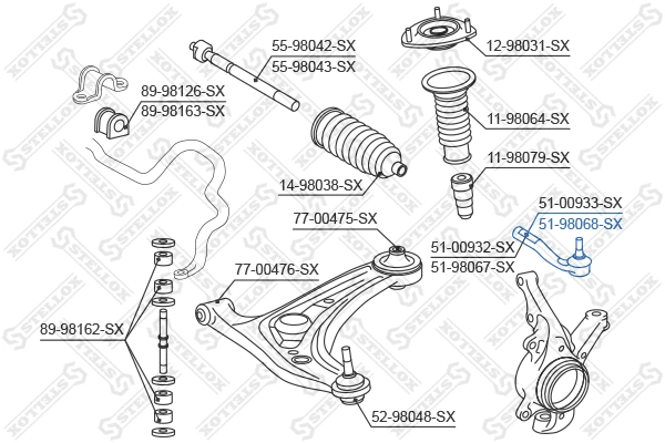 Tie Rod End (51-98068-SX)