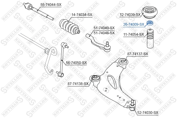 Suspension Strut Support Mount
