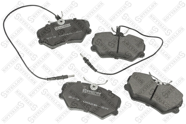 Brake Pad Set, disc brake (273 002B-SX)