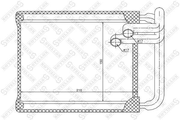 Heat Exchanger, interior heating (10-35147-SX)