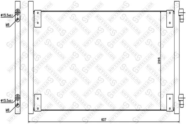 Condenser, air conditioning (10-45088-SX)