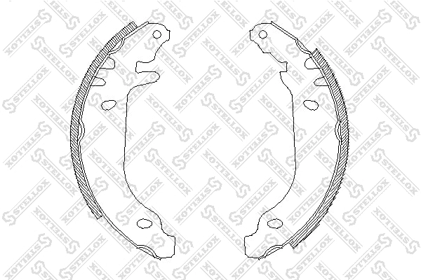 Brake Shoe Set (180 100-SX)