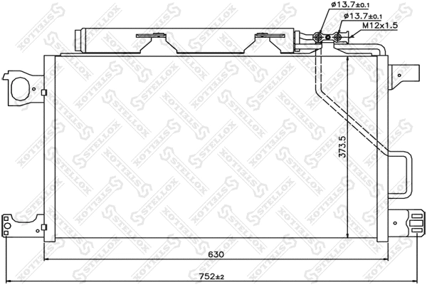 Condenser, air conditioning (10-45125-SX)