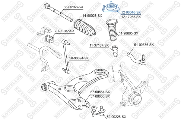 Suspension Strut Support Mount