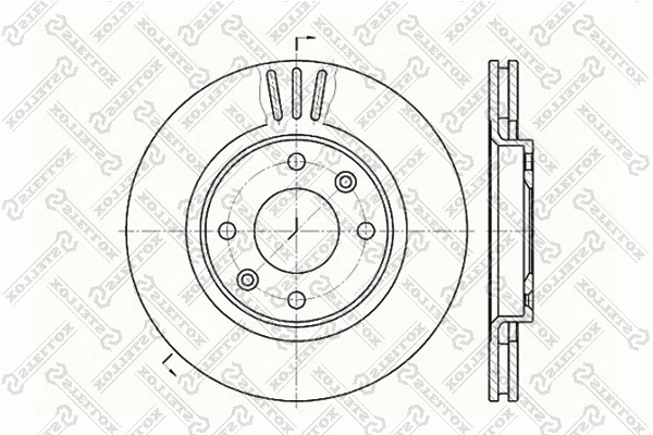 Brake Disc (6020-1929V-SX)