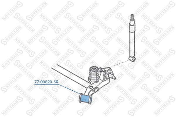 Mounting, control/trailing arm