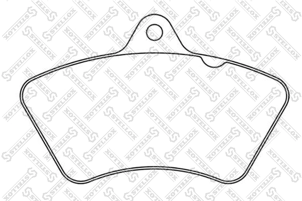 Brake Pad Set, disc brake (85-01446-SX)