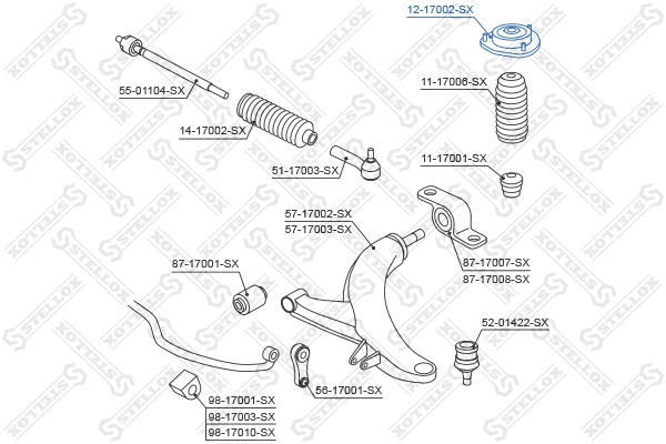 Suspension Strut Support Mount