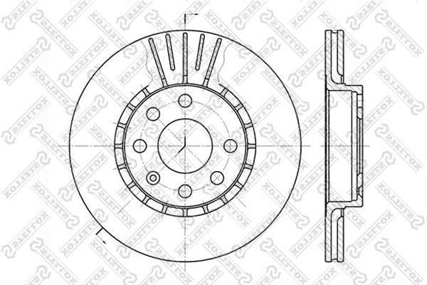 Brake Disc (6020-3617V-SX)