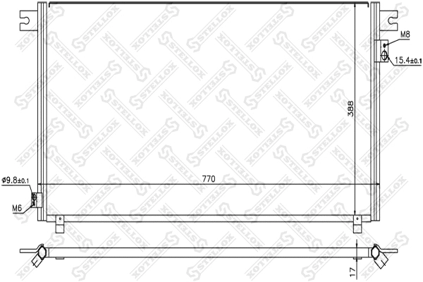 Condenser, air conditioning (10-45679-SX)