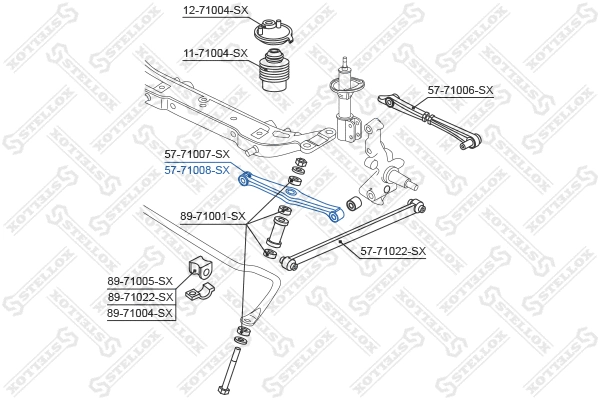 Rod/Strut, wheel suspension