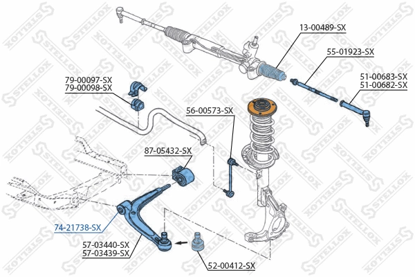 Mounting, control/trailing arm
