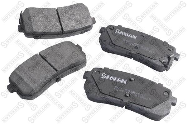 Brake Pad Set, disc brake (000 085B-SX)