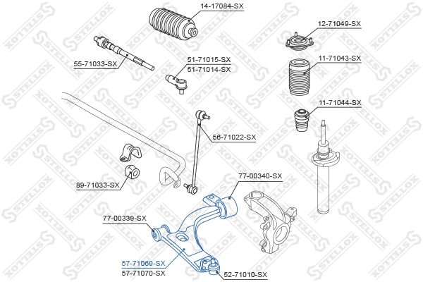 Control/Trailing Arm, wheel suspension