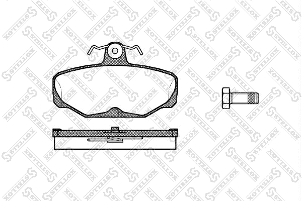Brake Pad Set, disc brake (216 000-SX)