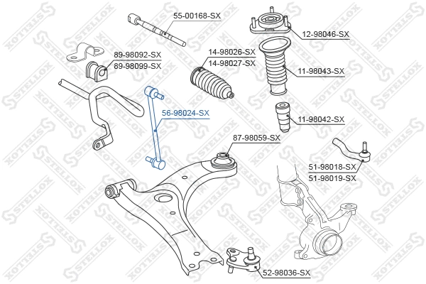 Link/Coupling Rod, stabiliser bar