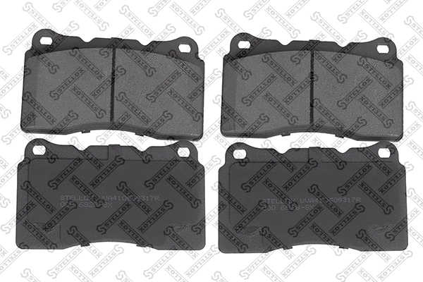 Brake Pad Set, disc brake (000 682B-SX)