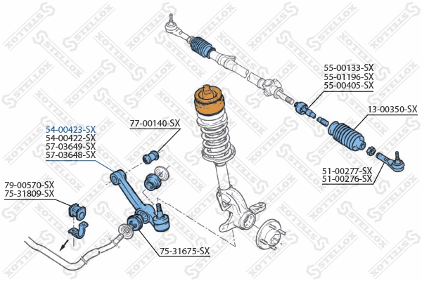 Control/Trailing Arm, wheel suspension